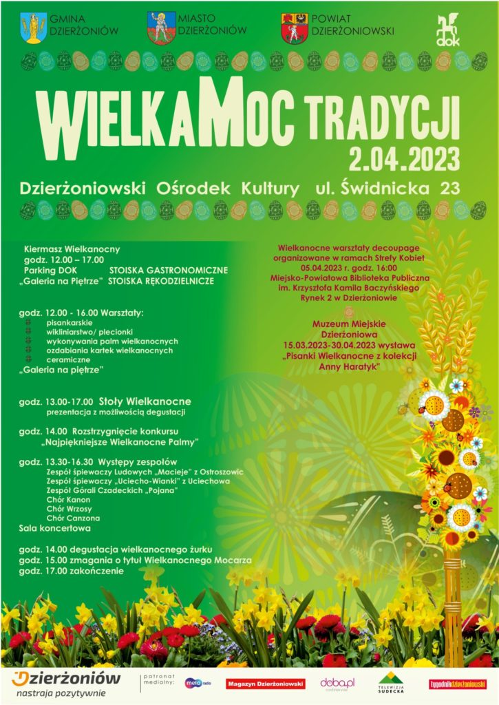 Plakat promujący wydarzenie WielkaMoc Tradycji 