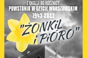 grafika promująca koncert "Żonkil i Pióro"