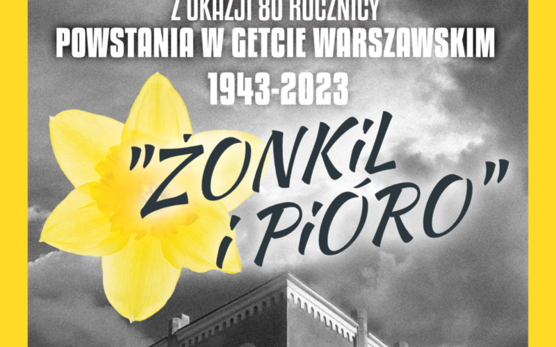 grafika promująca koncert "Żonkil i Pióro"