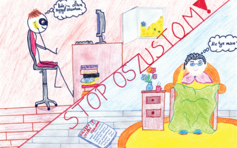 ilustracja promująca akcję Stop oszustom