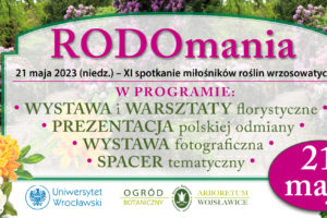 plakat promujący wydarzenie pod nazwą Rodomania