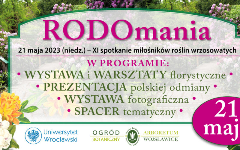 plakat promujący wydarzenie pod nazwą Rodomania