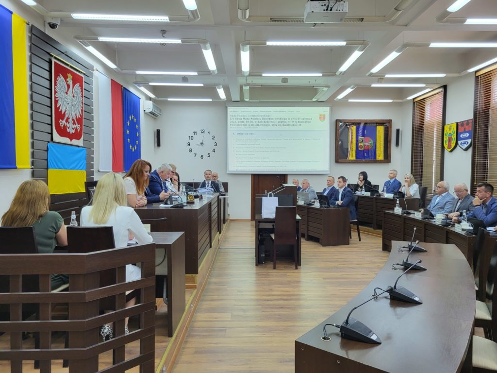 Zdjęcie sesji Rady Powiatu Dzierżoniowskiego