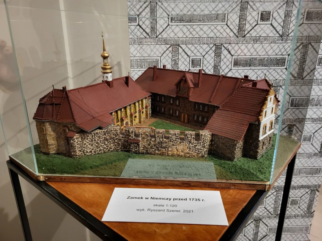 Makieta zamku w Niemczy