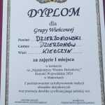 dyplom za wieniec dożynkowy