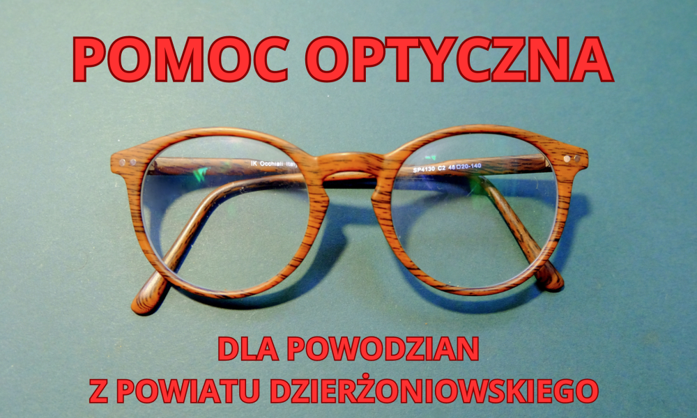 Pomoc optyczna dla powodzian z powiatu dzierżoniowskiego