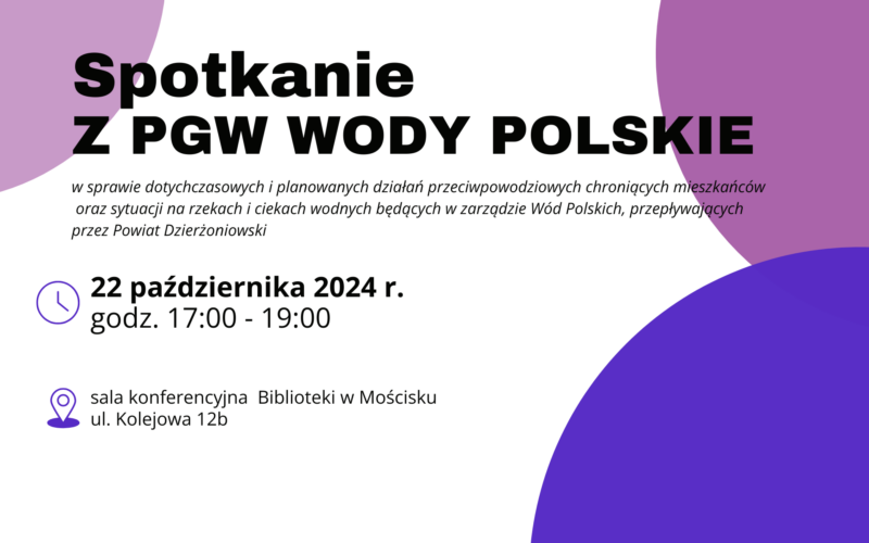 zaproszenie- spotkanie z PGW wody polskie