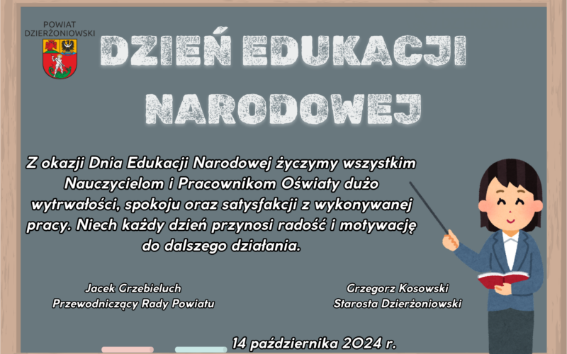 grafika Dzień Edukacji Narodowej