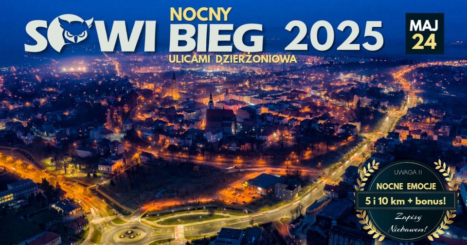 grafika promująca Sowi Bieg 2025