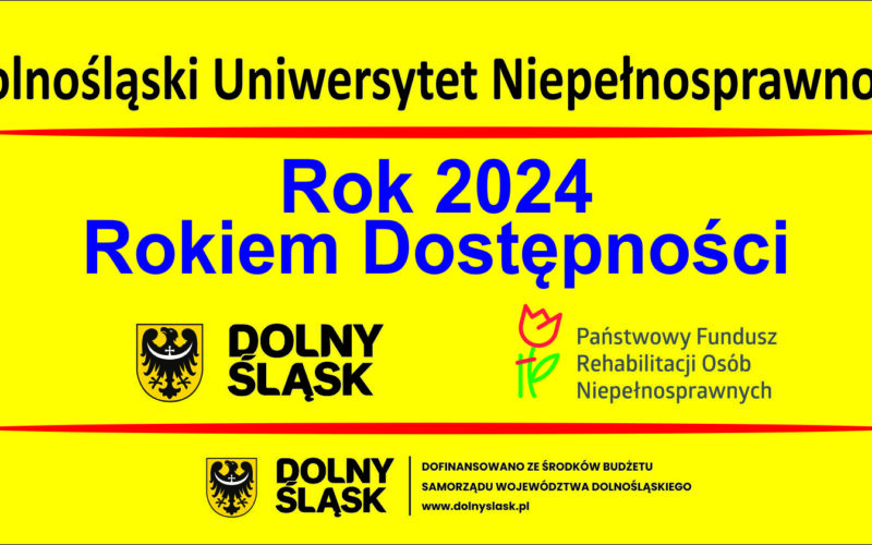 plakat-dolnośląski uniwersytet niepełnosprawności