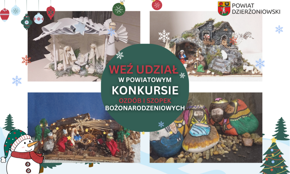 grafika promująca świąteczny konkurs