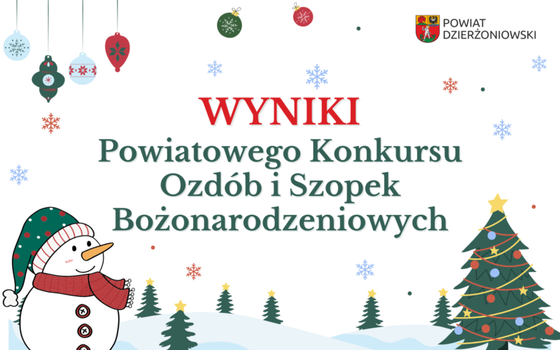 grafika promująca ogłoszenie wyników w konkursie