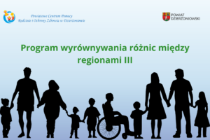 grafika promująca program wyrównywania różnic między regionami