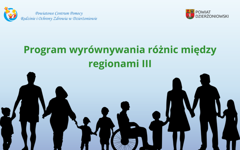 grafika promująca program wyrównywania różnic między regionami