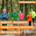 plakat motywacyjny do udziału w cyklu Parkrun3