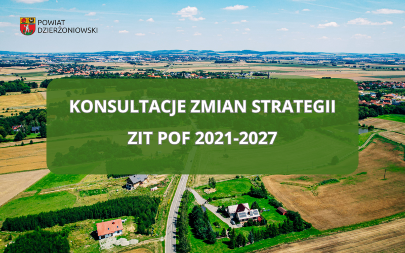 konsultacje społeczne zmiany do strategii ZIT POF