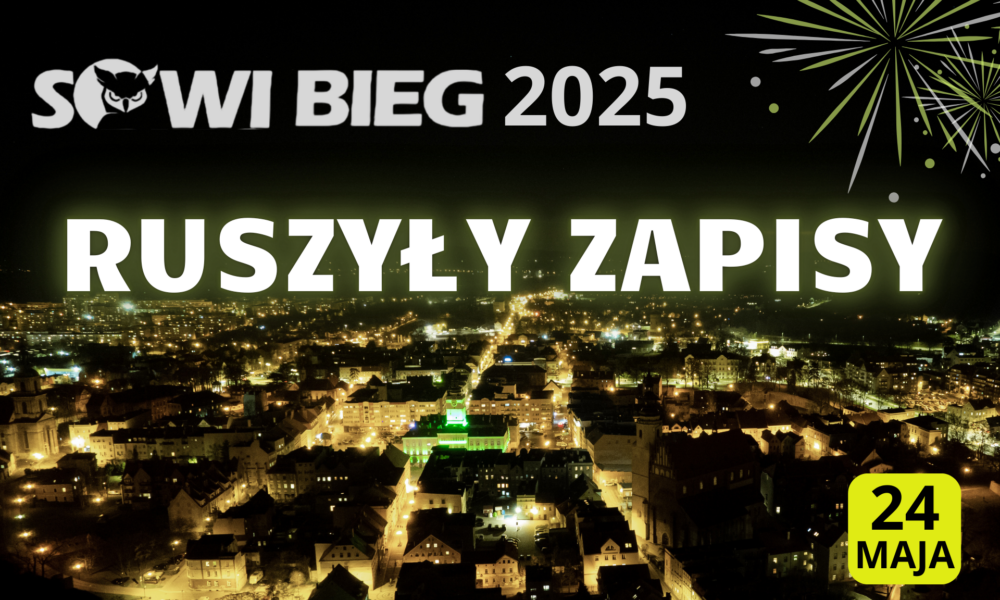 Grafika promująca zapisy na Sowi Bieg 2025