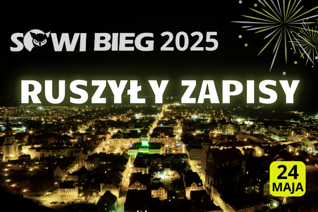 Grafika promująca zapisy na Sowi Bieg 2025