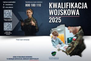 grafika promująca kwalifikację wojskową