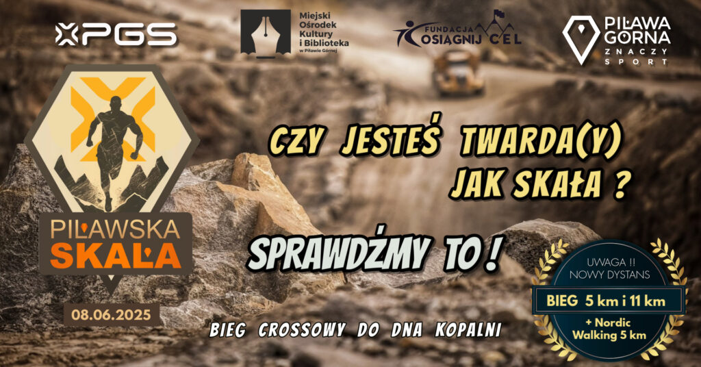 grafika zapraszająca na Piławską Skałę