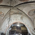 sklepienie prezbiterium, zabytkowe polichromie