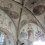 sklepienie prezbiterium, zabytkowe polichromie