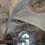 sklepienie prezbiterium, zabytkowe polichromie