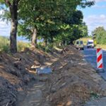 budowa ścieżki pieszo - rowerowej w Byszowie