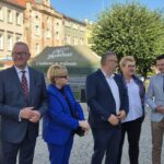 zbliżenie na przedstawicieli władz i samorządów podczas dożynek