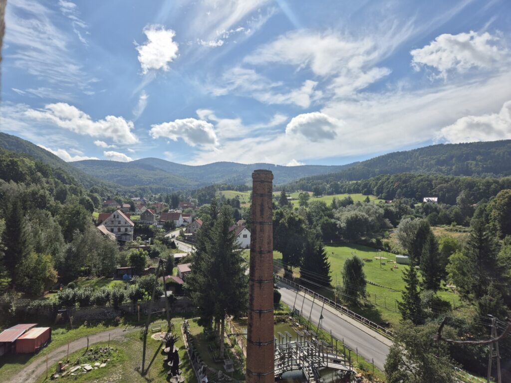 widok z góry budynku muzeum