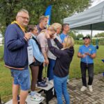 wręczenie medali i dyplomów za I miejsce