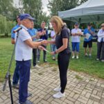 wręczenie podziękowań za udział w regatach