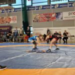 zawodniczki podczas rywalizacji na macie