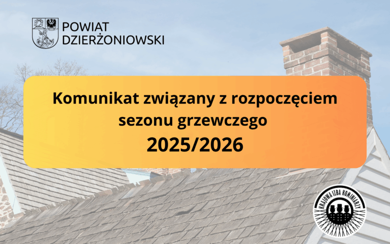 Komunikat związany z rozpoczęciem sezonu grzewczego 2025/2026