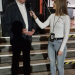 starosta podczas wywiadu