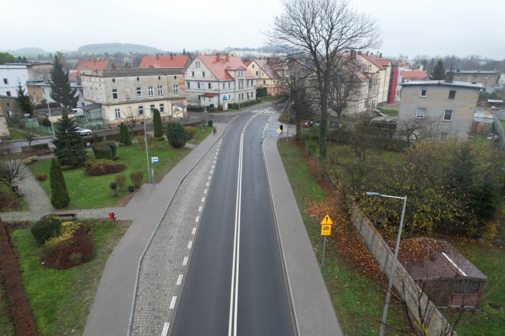 widok na ulicę z góry