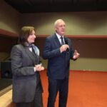 marszałek i poseł podczas warsztatów