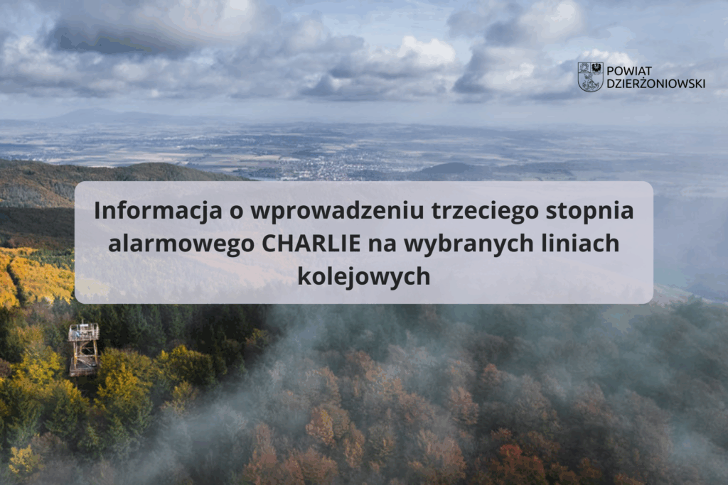 grafika informująca o wprowadzeniu stopnia alarmowego