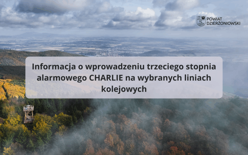 grafika informująca o wprowadzeniu stopnia alarmowego