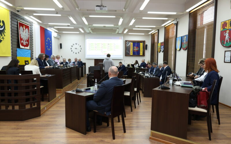 widok na salę podczas listopadowej sesji