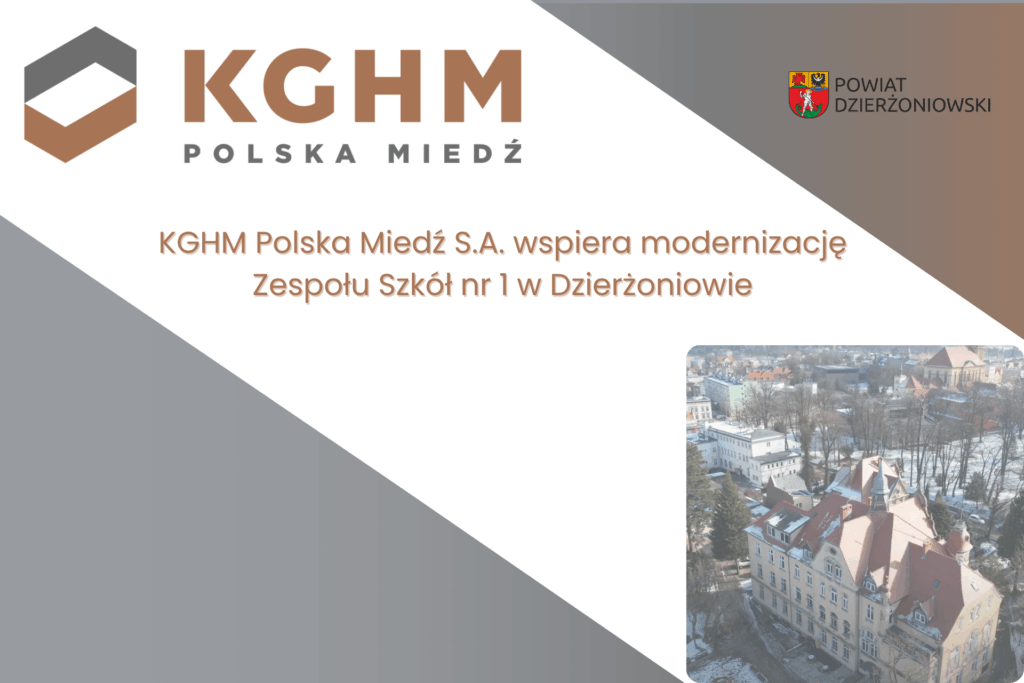 grafika promująca wsparcie KGHM Polska Miedź S.A.