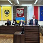 starosta podczas sesji rady powiatu