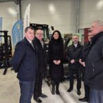 wójt gminy, starosta, wojewoda, wicestarosta, poseł na sejm podczas otwarcia magazynu