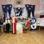 Święty Mikołaj i sekretarz powiatu Izabela Szygudzińska