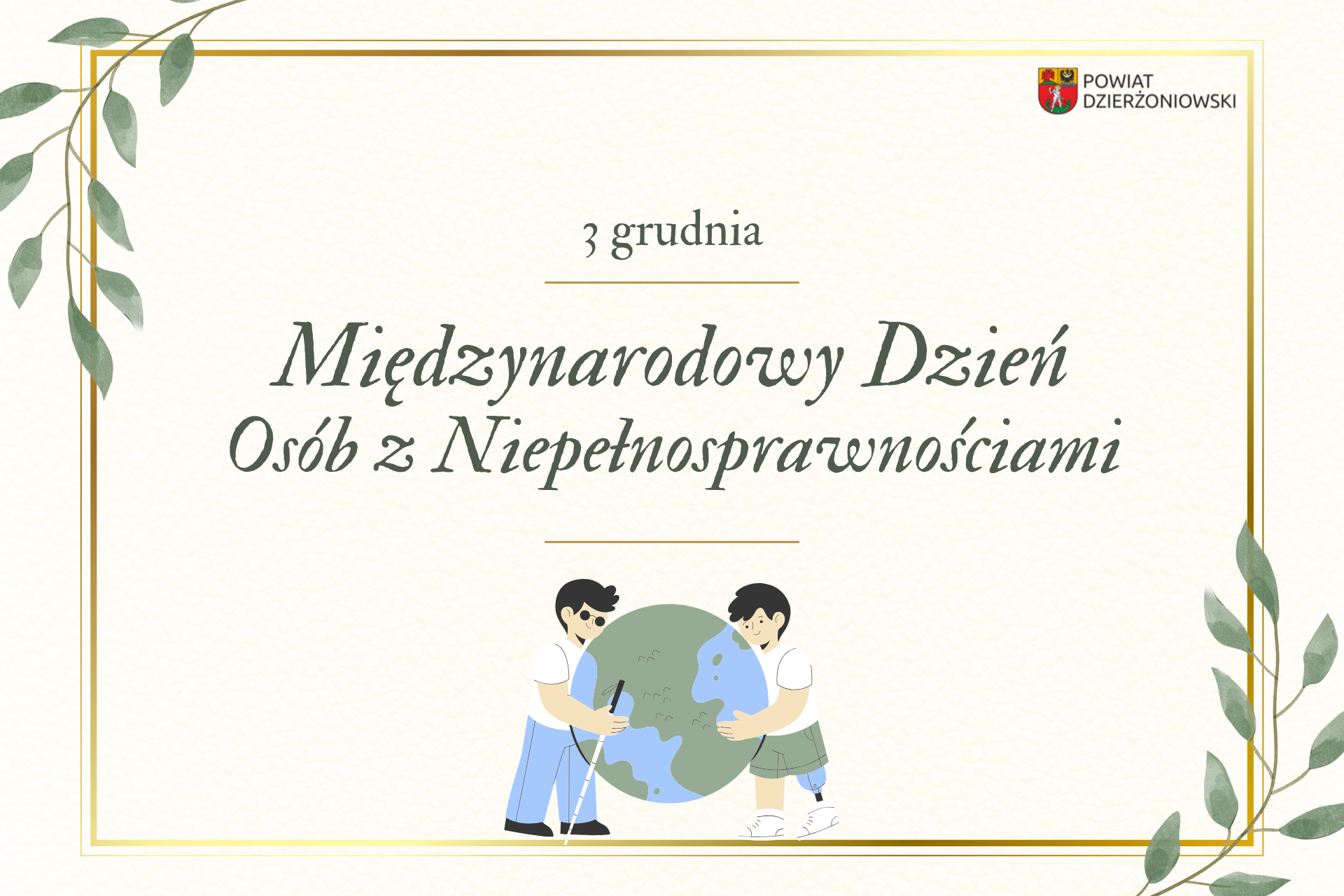grafika międzynarodowy dzień osób z niepełnosprawnościami