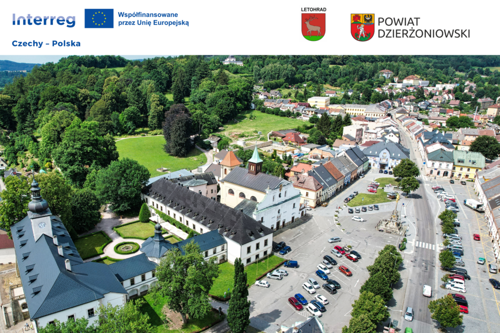 Widok na czeskie miasto Letohrad