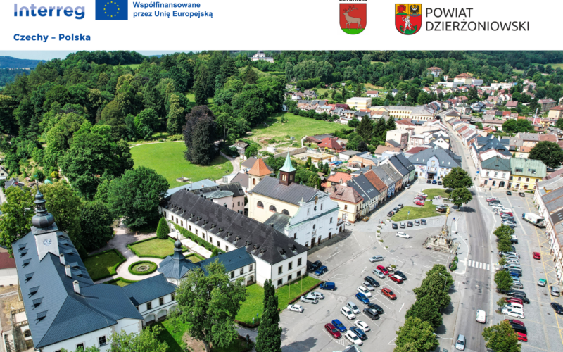 Widok na czeskie miasto Letohrad