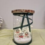 świecąca ozdoba w słoiku