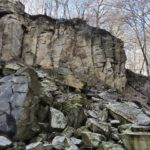 widok na prawą część wyrobiska