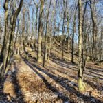 widok na wzgórze kolec od drugiej strony, nie od strony wyrobiska